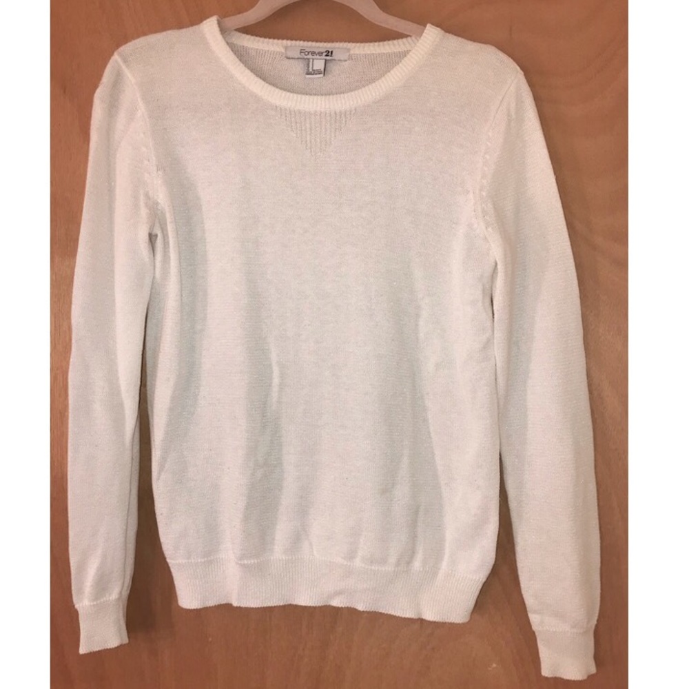 Sparkly white Sweater